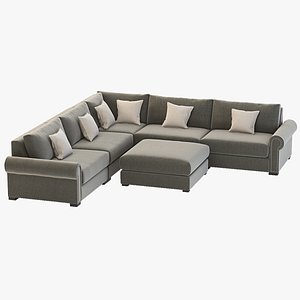 3D corner sofa