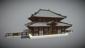 3D Todai-ji Temple model