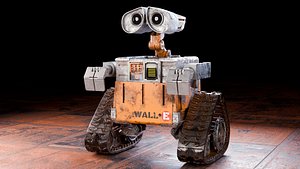 Robot wall-e Low-poly 3D model