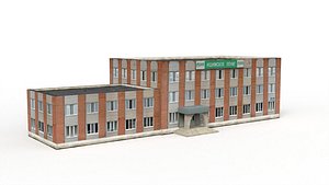 3D Industrial building