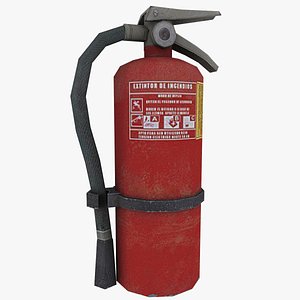 extinguisher ready games 3d model