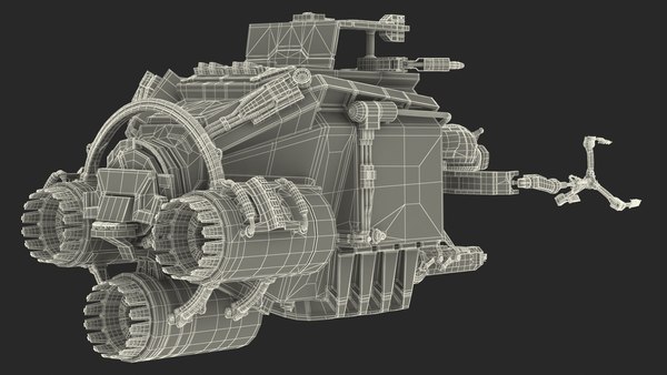 Sci fi space debris 3D model - TurboSquid 1503708