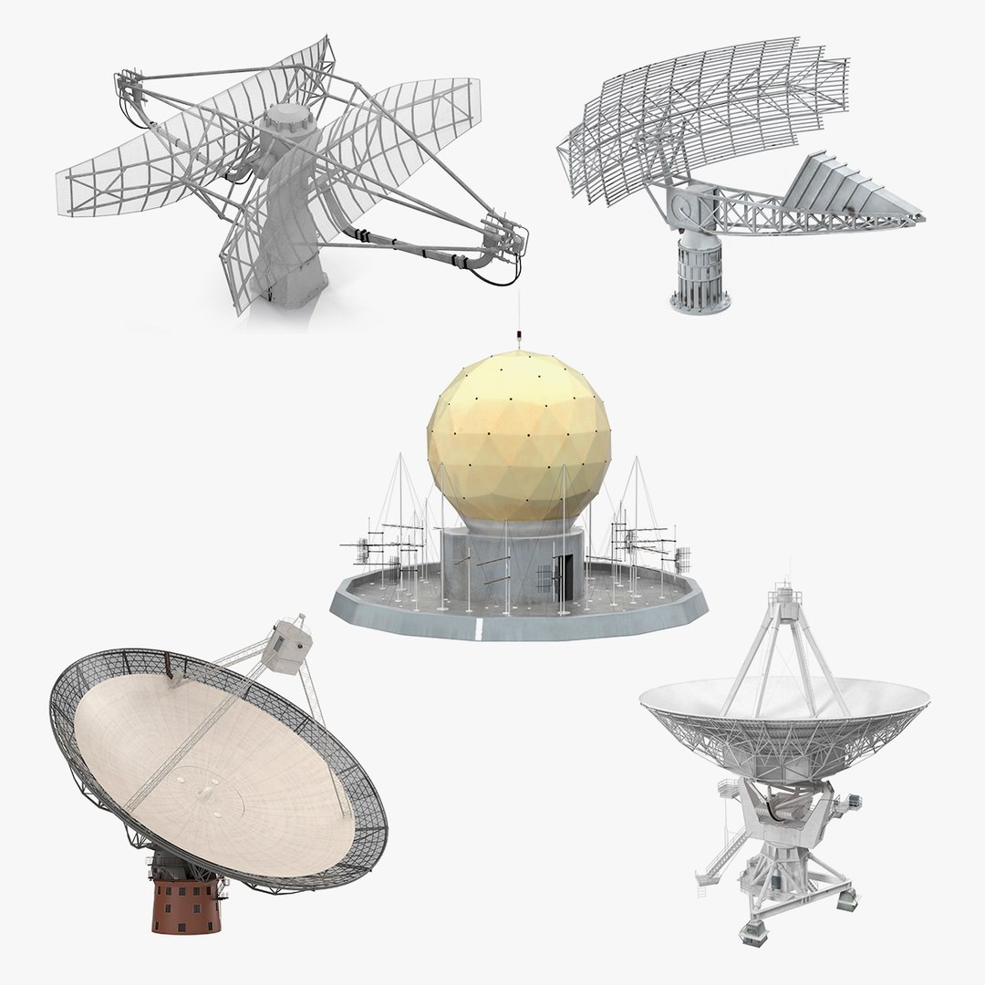 Radar Antennas Collection 3 3D model preview