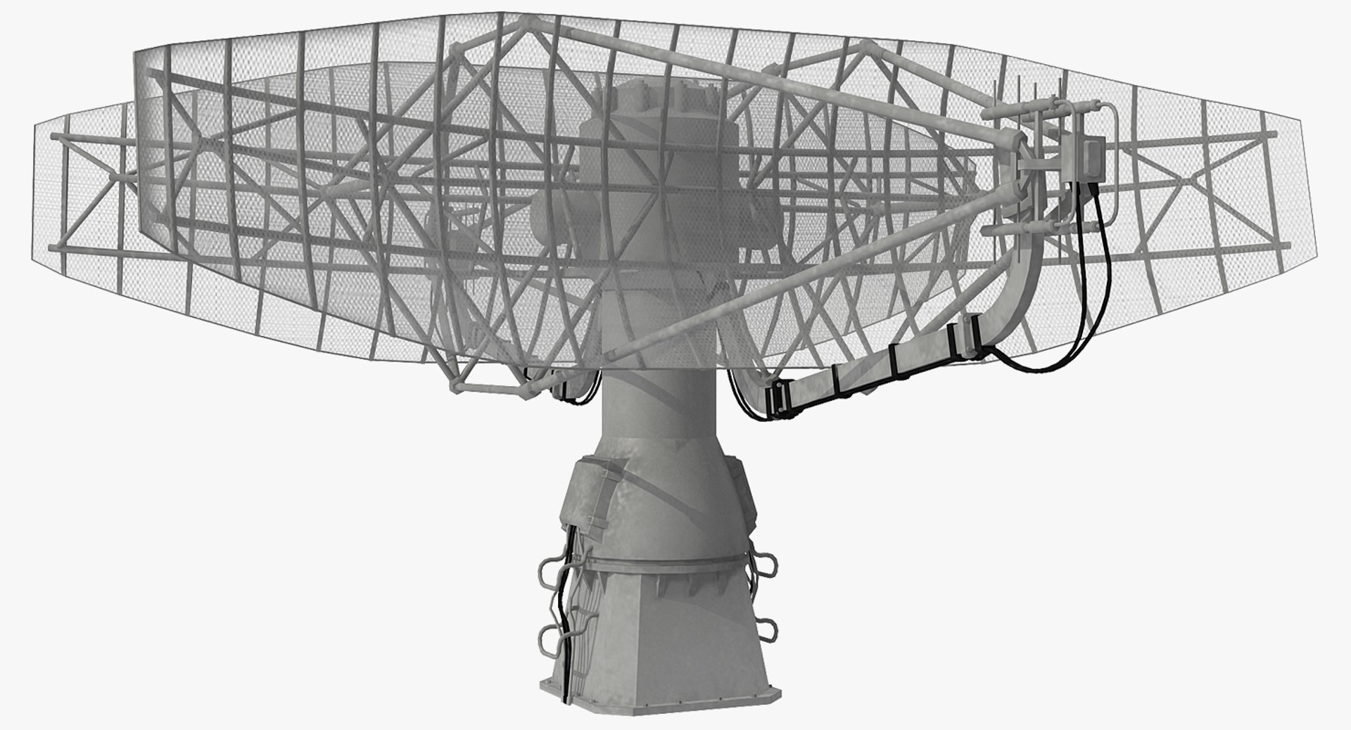 Shipping radar. 3д модель радар. Спутниковый радар. Радар на белом фоне. 3д радар скетч.