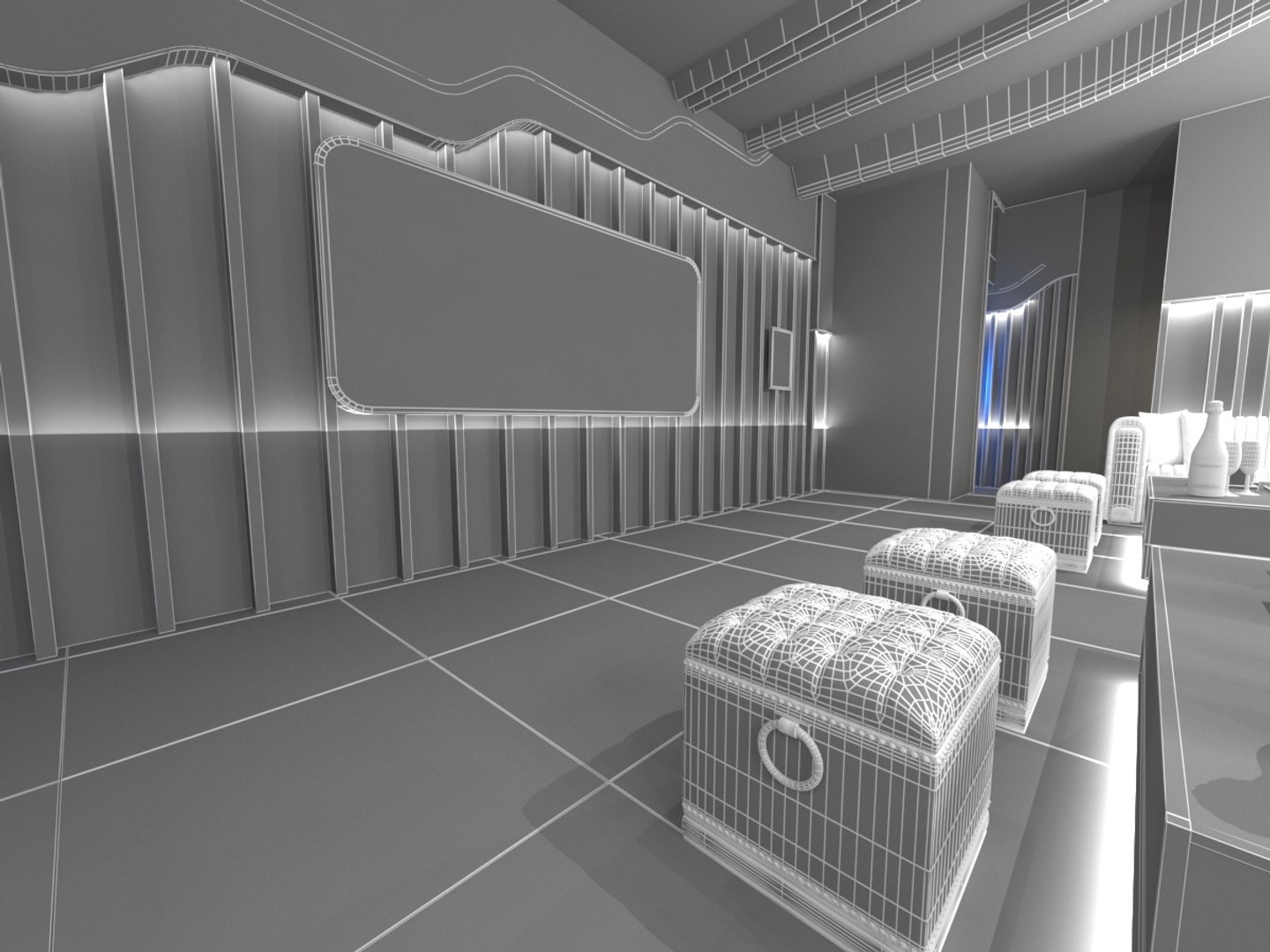 3D Model Bar Box 1 - TurboSquid 2000317