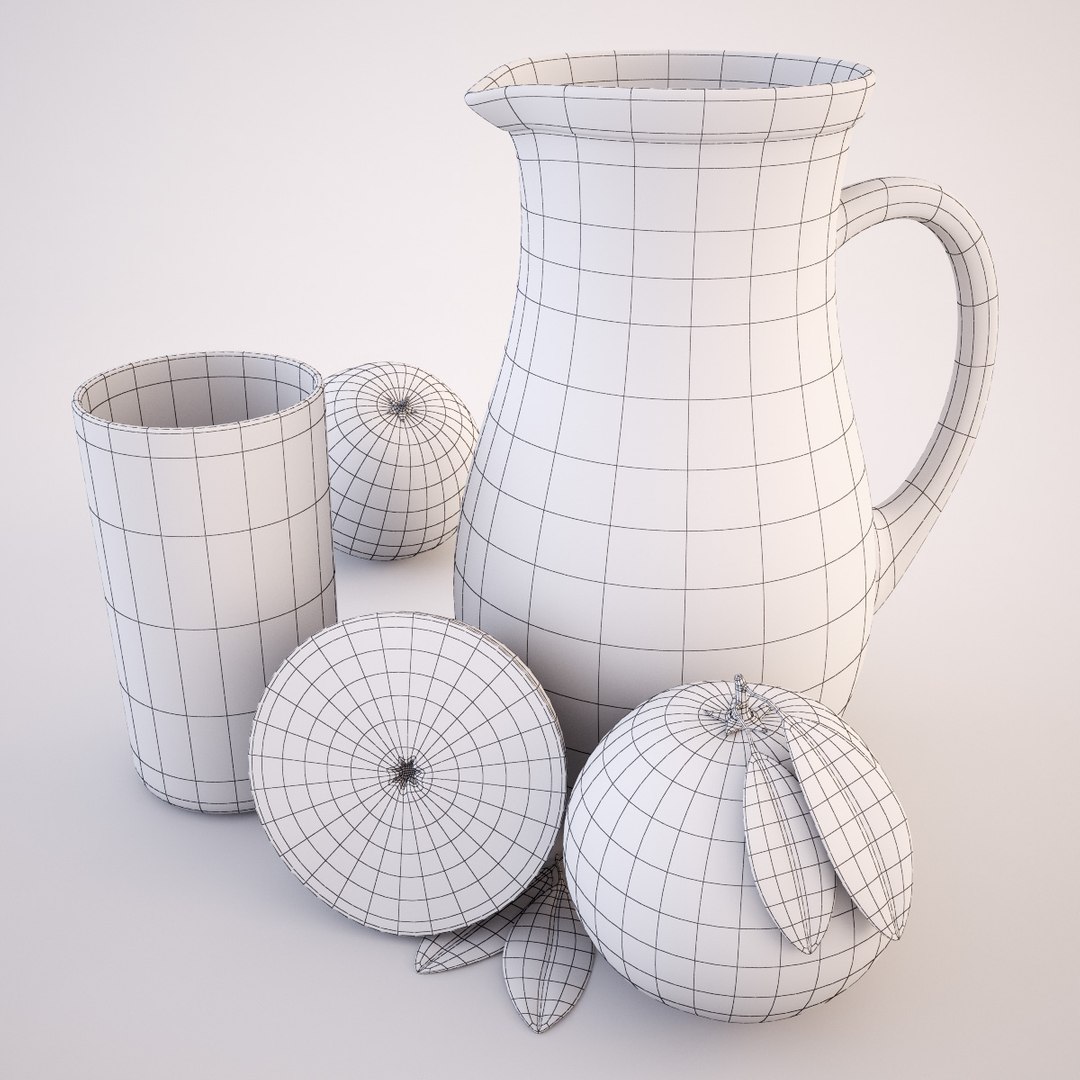 obj jug glass juice