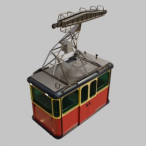 3D 80s Cable car