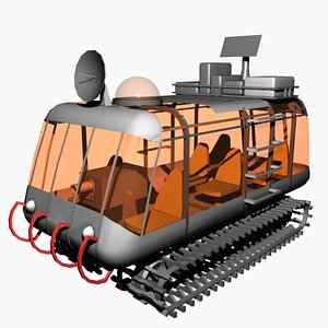 charriot tracked lost 3d model