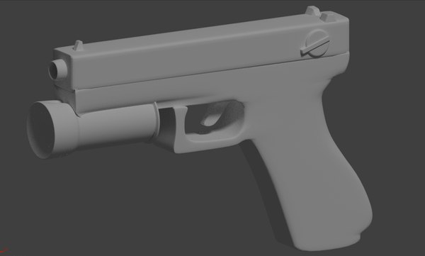 3d model glock fps