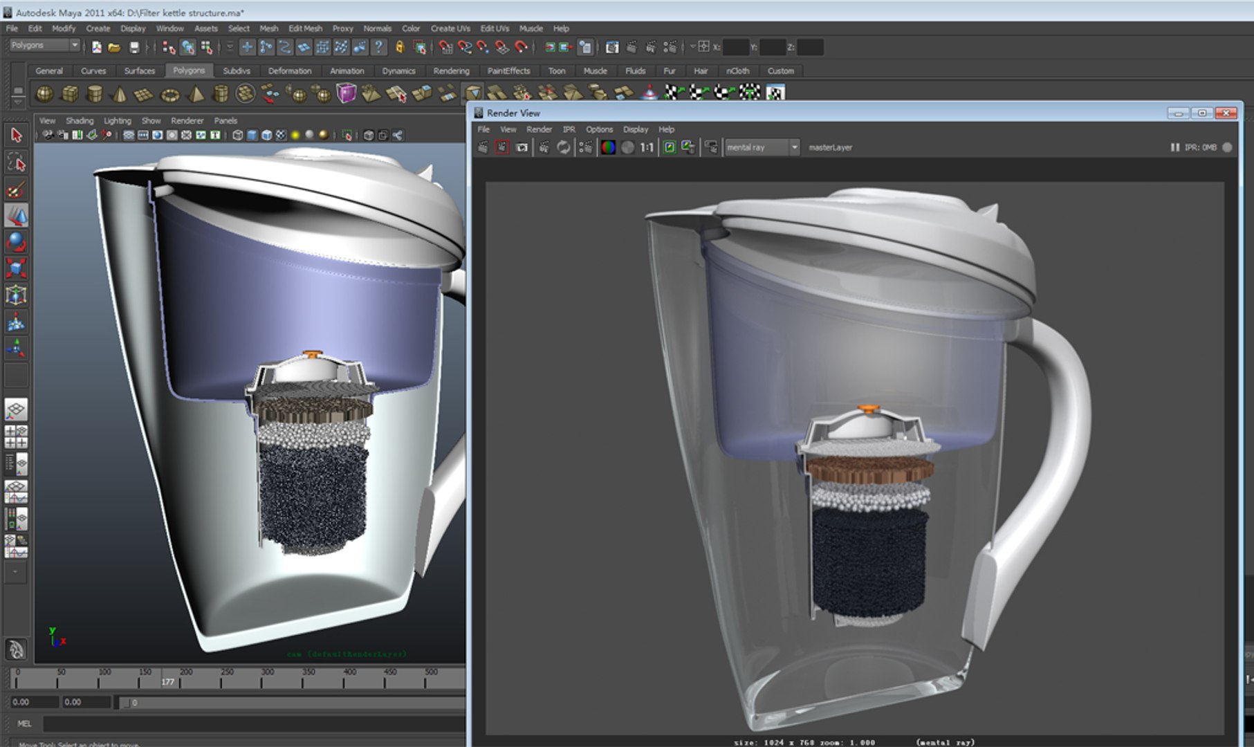 3d Filter Kettle Structure