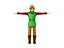 link legend zelda 3d c4d