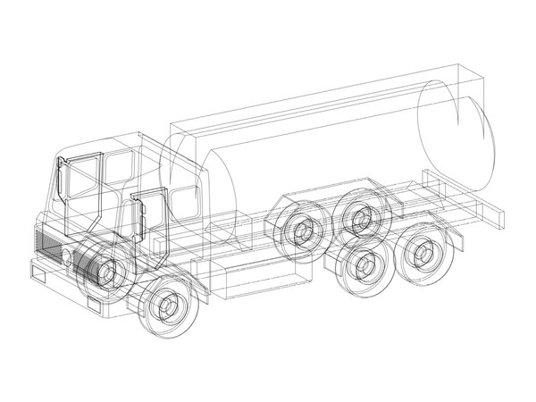 modelo 3d Camión cisterna - Familia Revit - TurboSquid 2260602