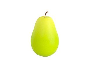 pear cartoon 3D model