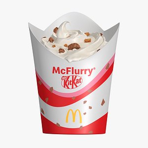 3D McFlurry KitKat Dessert Icecream