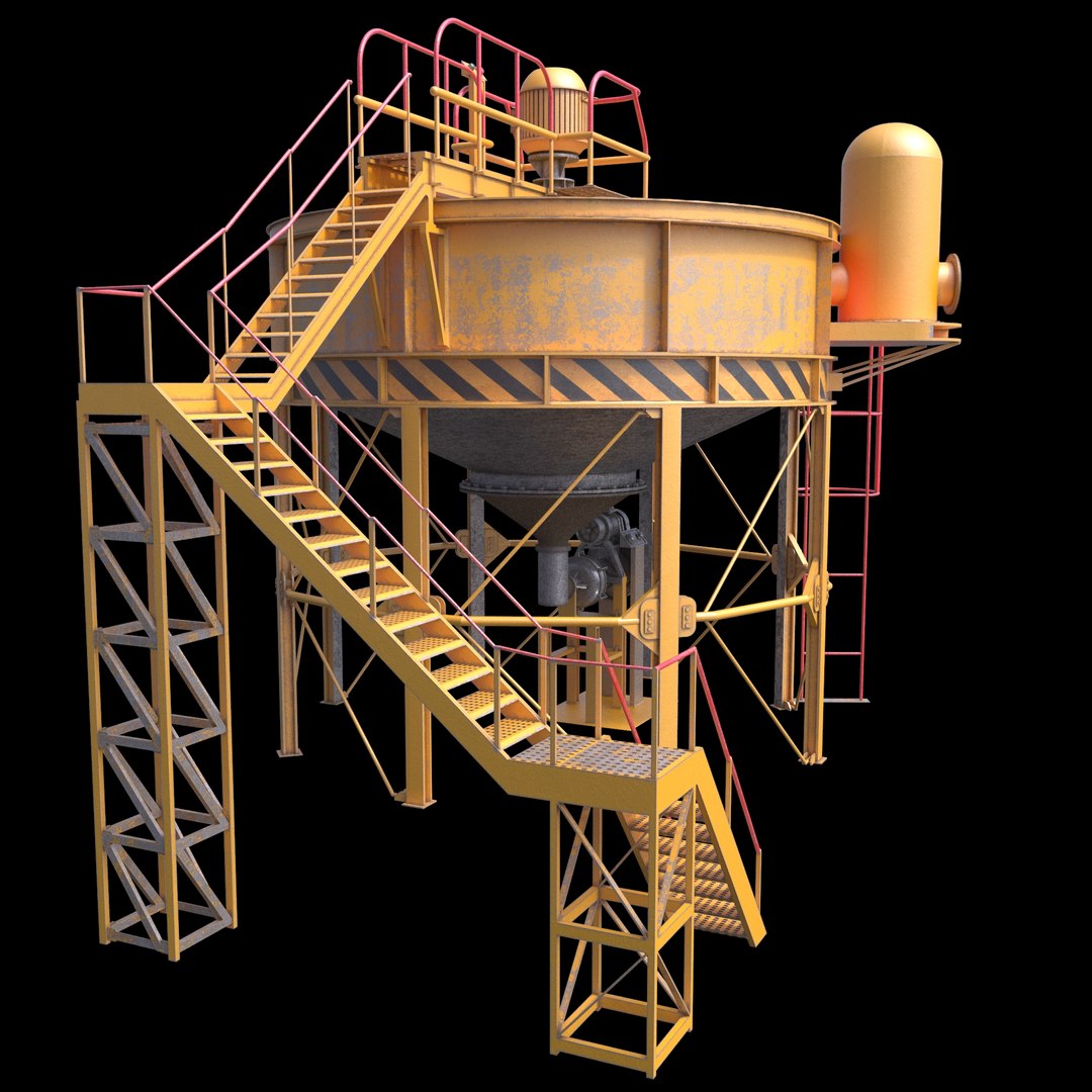 Industrial Machine 3d Model