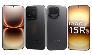 3D Vivo iQOO 15 Ultra Black And Vivo iQOO 15R Dark Knight