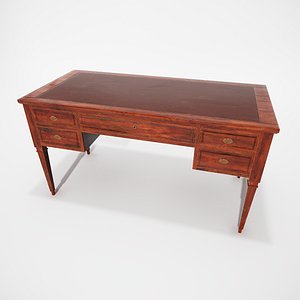 table antiques low-poly vr 3D model