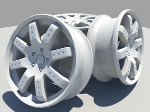 mag wheels 3d obj