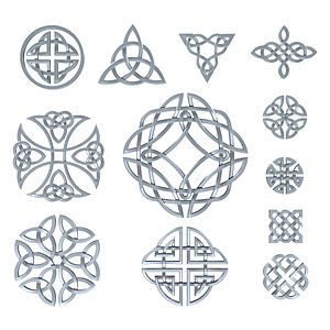 Celtic Knot Collection 3D model