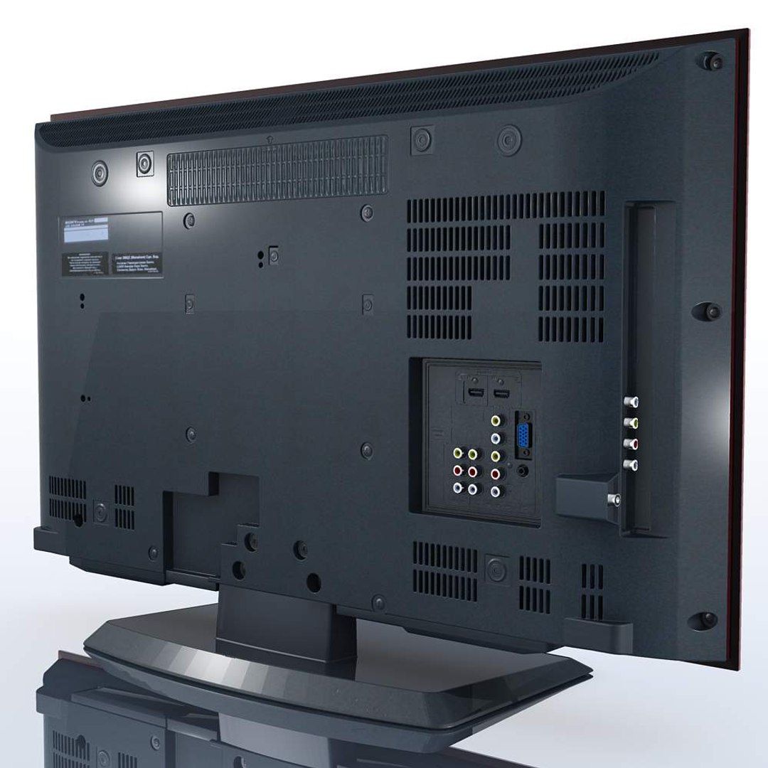 C4d Tv Sony Bravia Klv-32s550a C4d Tv Sony Bravia Klv-32s550a