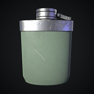 Army Flask 3D model