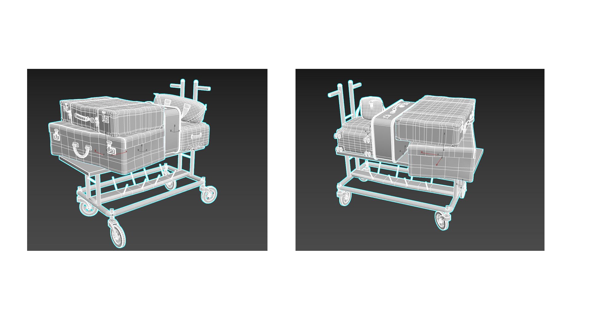 Old Luggage Trolley And Suitcases 3D model https://p.turbosquid.com/ts-thumb/OA/PuxFCg/Av/wire/jpg/1674739952/1920x1080/fit_q87/5e7403508e231463bcd062e65dcf980d25cd957b/wire.jpg