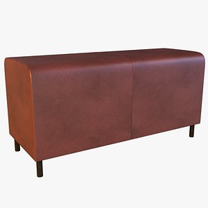 leather banquette 3d max