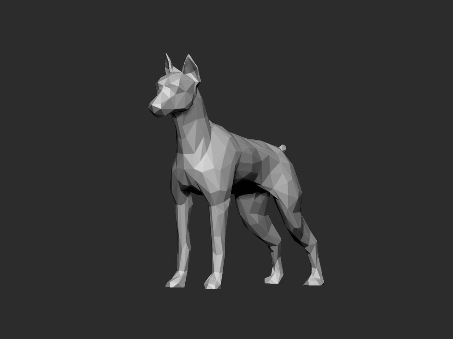 Mini Doberman Model - TurboSquid 1974659