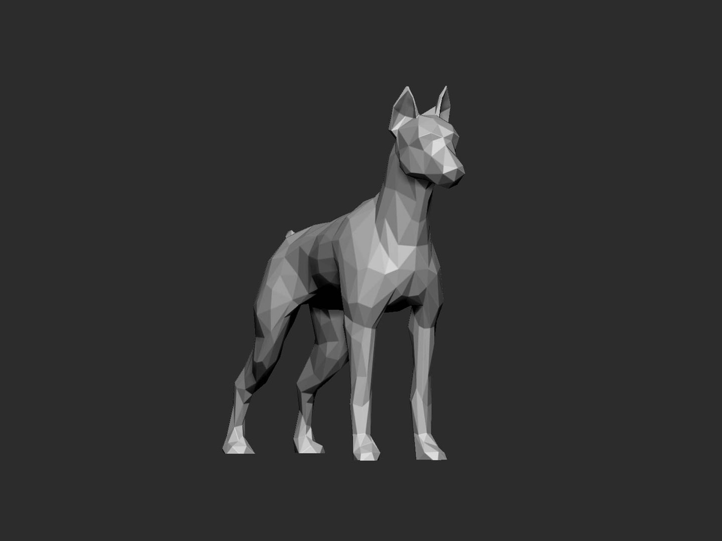 Mini Doberman Model - TurboSquid 1974659