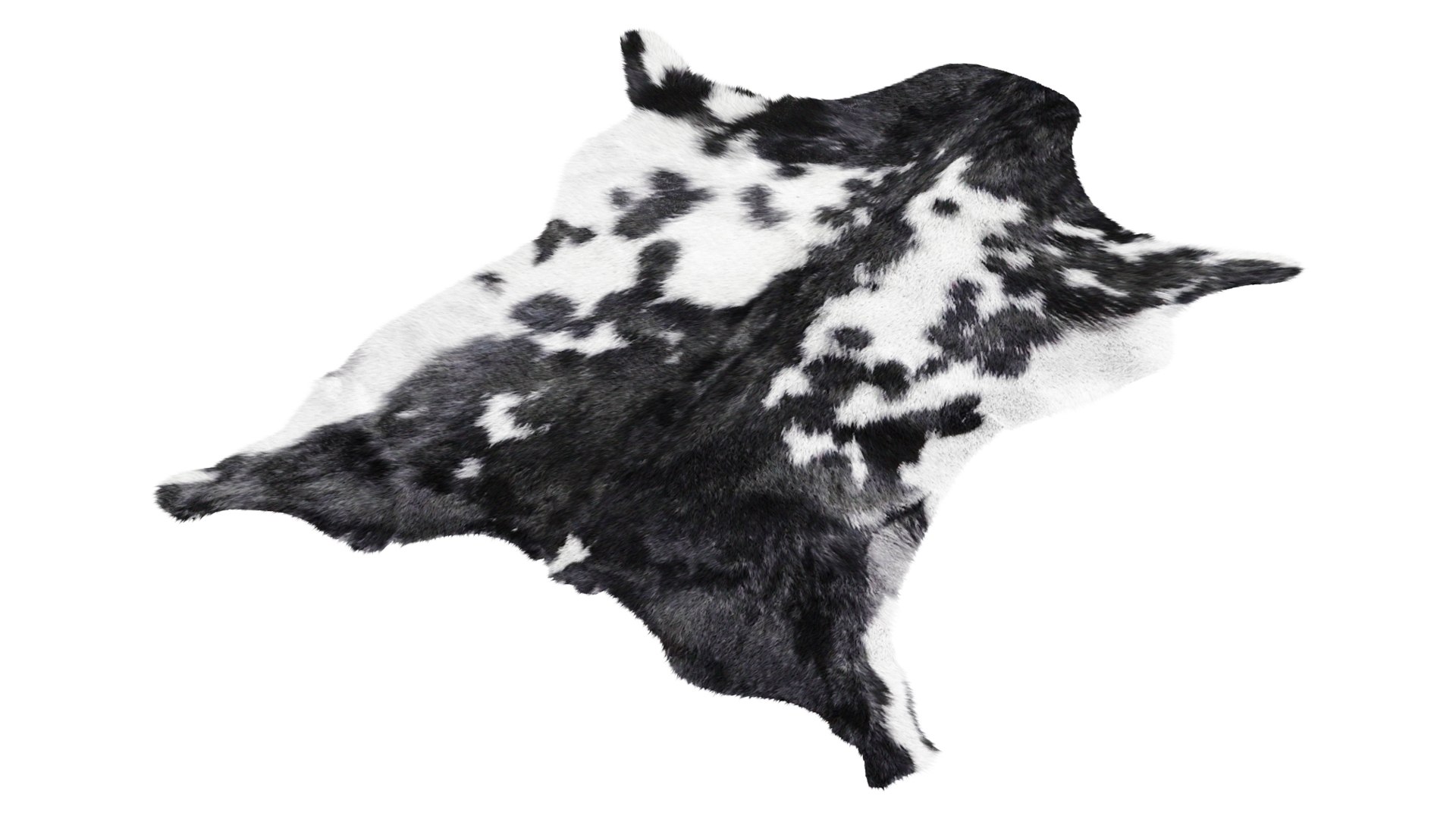 Goatskin Cowhide Rug A27546 Model - TurboSquid 2326485