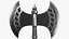 3D model Medieval Shield And Axe  8K PBR Textures