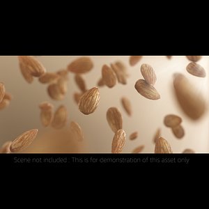 almond photoreal 3D model