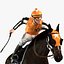 Koń wyścigowy i Jockey HQ 004
