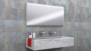 ol bathroom furniture set 3d max