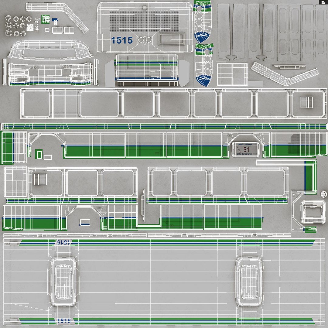 Gillig Floor Advantage Bus 3d 3ds