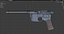 German Pistol Game-Ready Low-poly 3d model