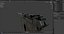 German Pistol Game-Ready Low-poly 3d model