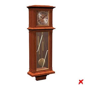 wall clock 3d model