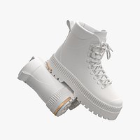 Fenty Hitch Hiker Boots White