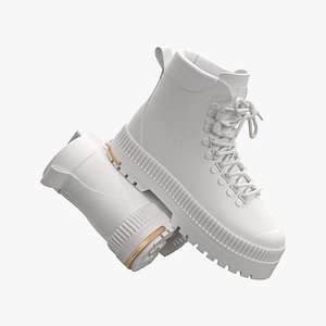 Fenty Hitch Hiker Boots White