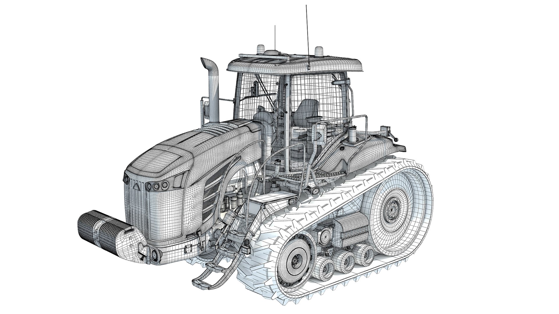 Track Tractor Model - TurboSquid 1646734