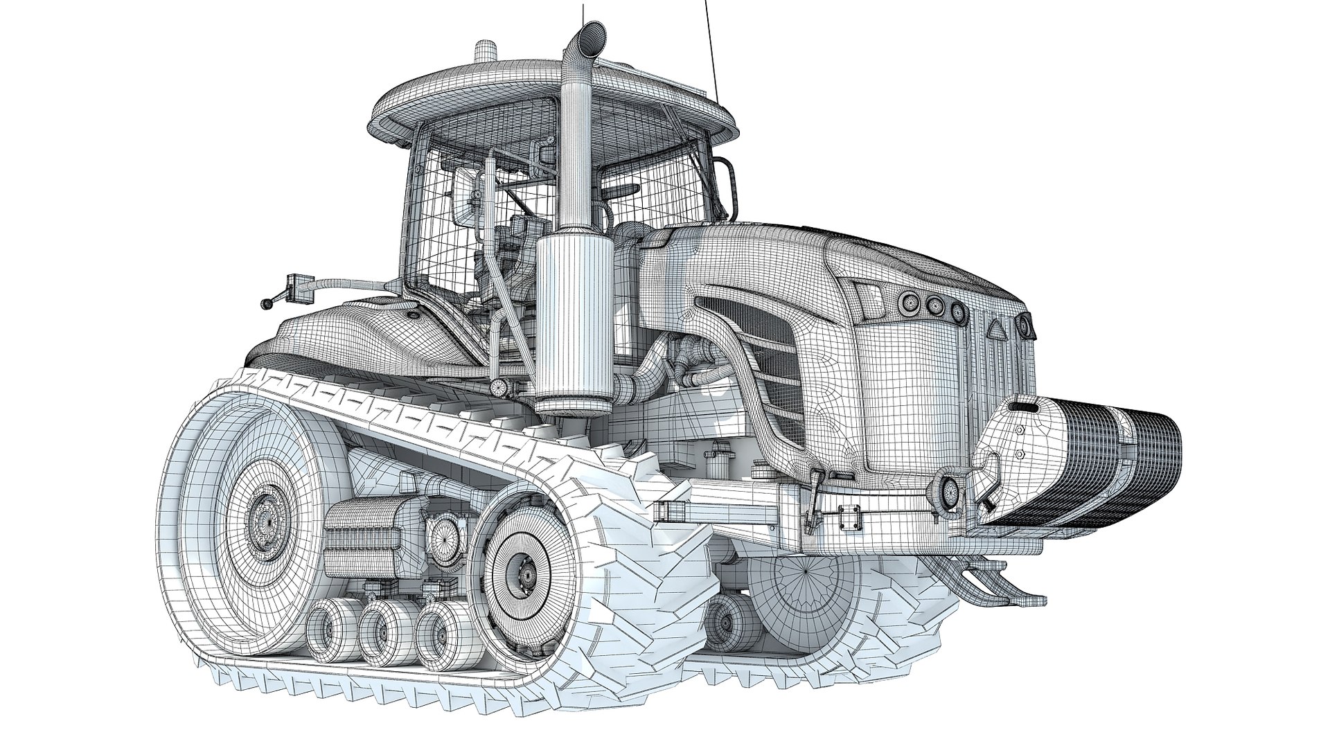 Track Tractor Model - TurboSquid 1646734