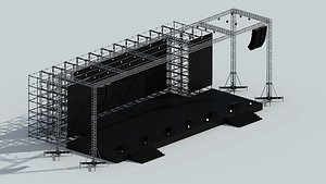 Concert Stage 7 3D model