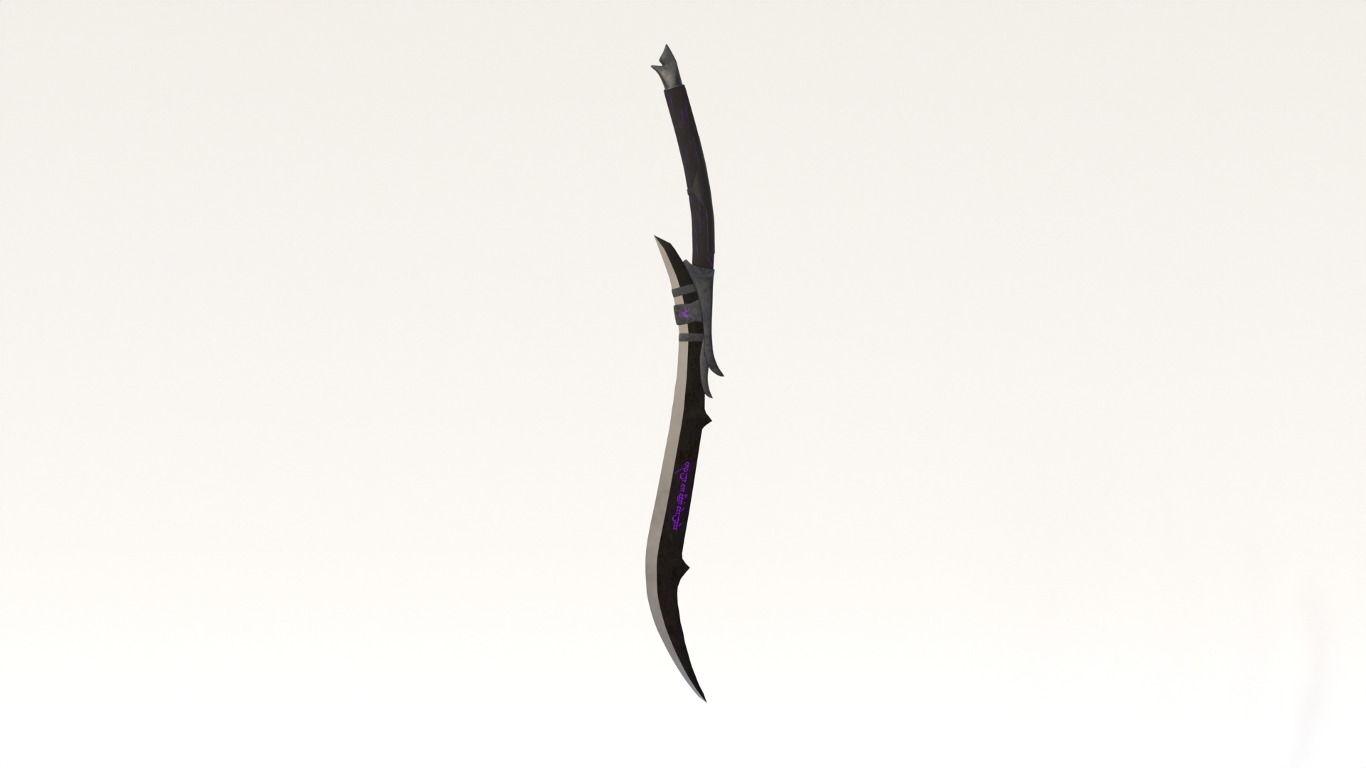 dark blade Low-poly 3D Model