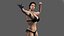 3D Female Body Builder model