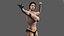 3D Female Body Builder model