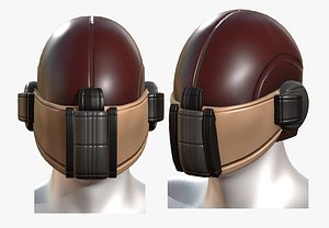 3D gas mask helmet