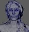 Modelo 3D del personaje Alexa Chung de baja poli