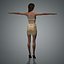 Modelo 3D del personaje Alexa Chung de baja poli