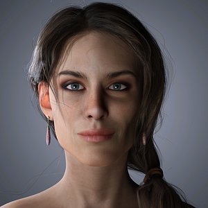 Alexa Chung Character Low-poly